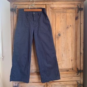 universal thread wide leg crop pants : blue